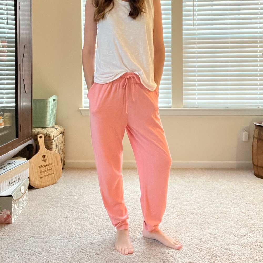 Old navy pink lounge pants joggers - Picture 4 of 5